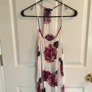 Floral tunic top
